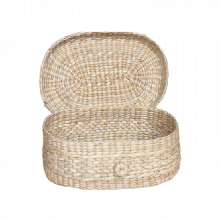 Cane Baskets With Lid Miradorlife