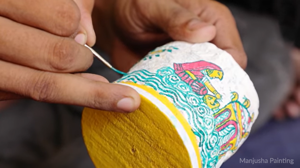Traditional Indian Art forms - Why are they disappearing? 2 Manjusha Painting