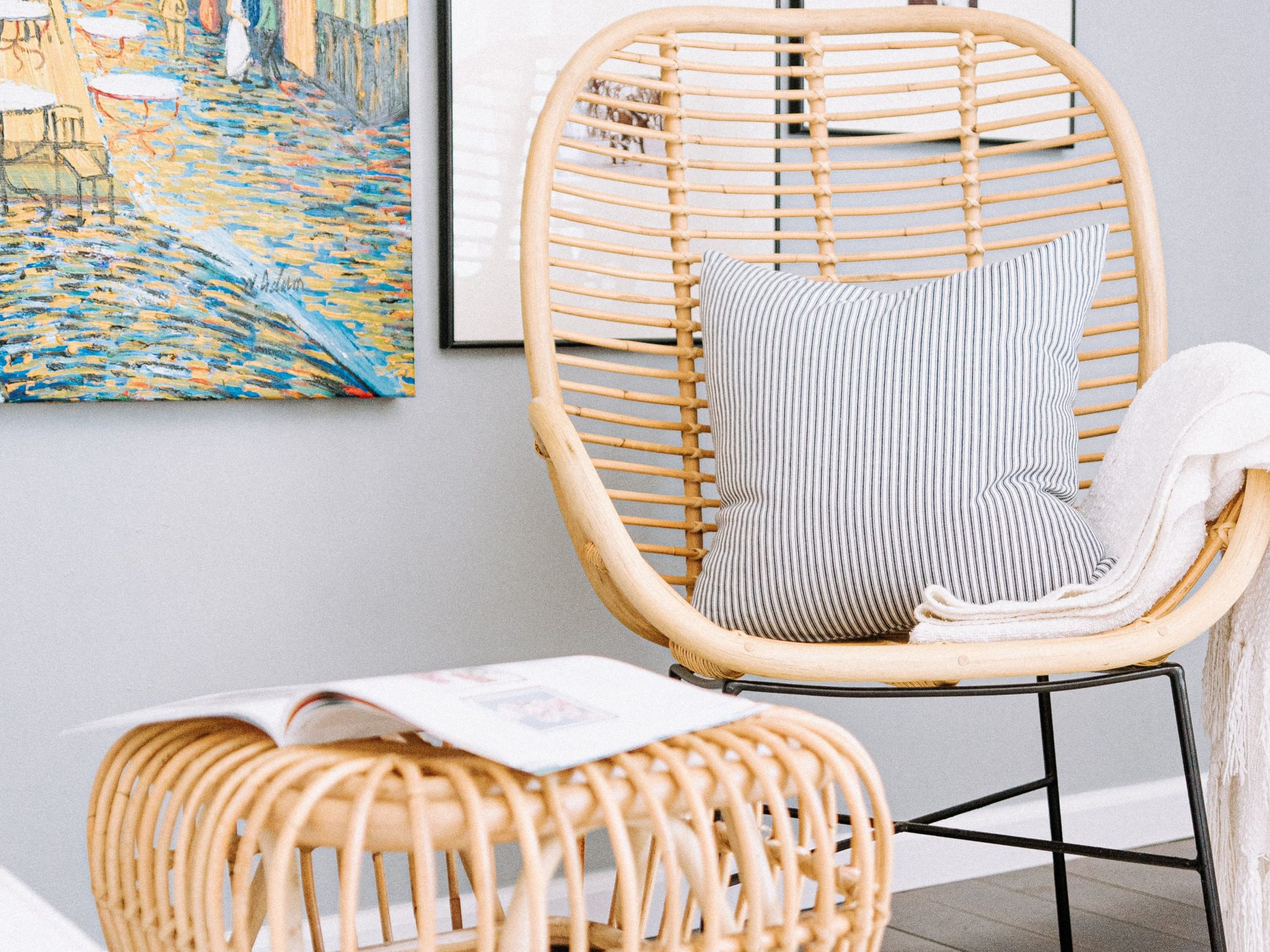 Loungers For Living Room Mixed With Bamboo Furniture