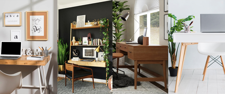A lot can happen on the table! Various ways to use work desk